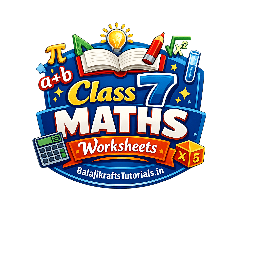 Class 7 Maths Worksheets